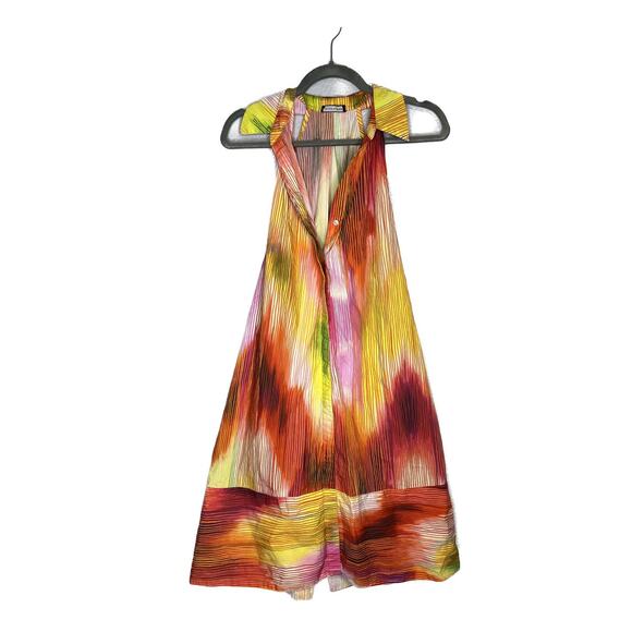 Josie Natori Radiant Tie Front Shirtdress - Picture 2 of 11